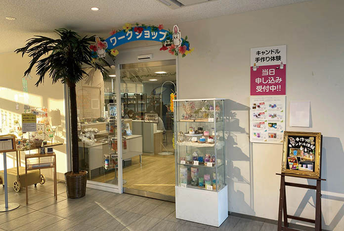 オリジナルキャンドルが作れるワークショップ